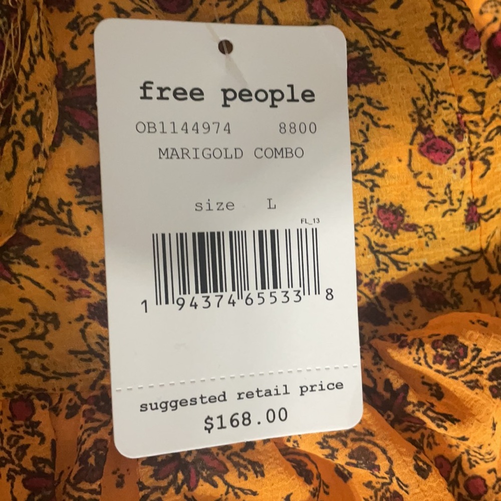 NWT Feeling Groovy Border Maxi Dress in Orange - Picture 12 of 14